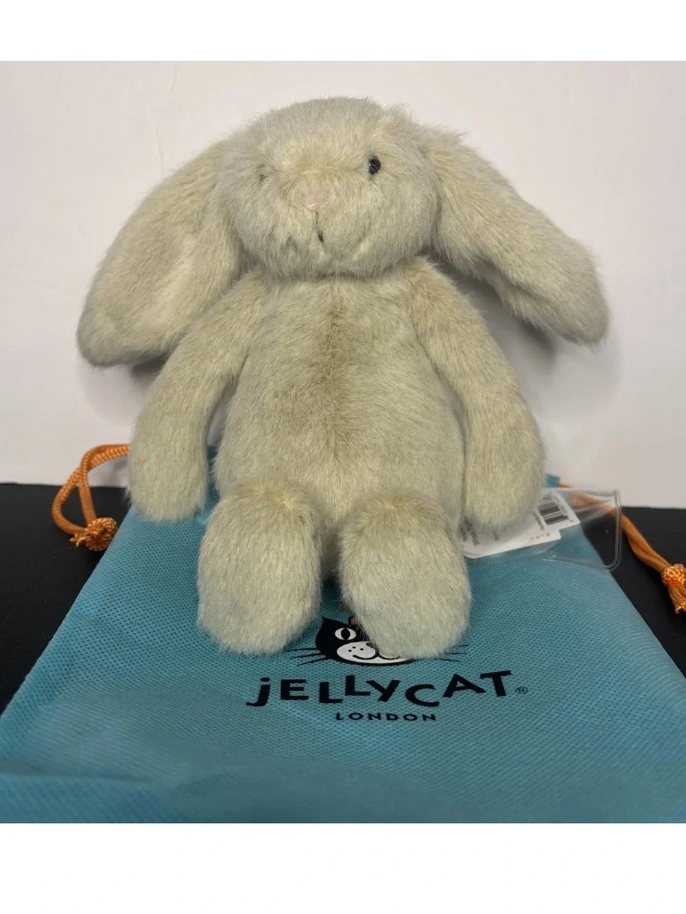 Jellycat Wheat Flufflet bunny 7 inches with tag and dust bag